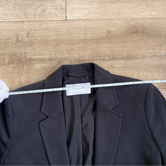 Hugo Boss blazer black suit jacket pinstripe silk like lining - Picture 2 of 15